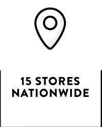 15 STORES NATIONWIDE 