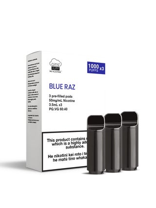 Airis Aura Blue Raz 3pk Pod