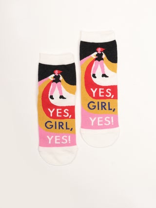 Ankle Socks - Yes, Girl Yes