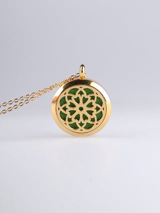 Aroma Pendant Flower gold