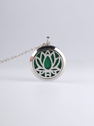 Aroma Pendant Lotus silver