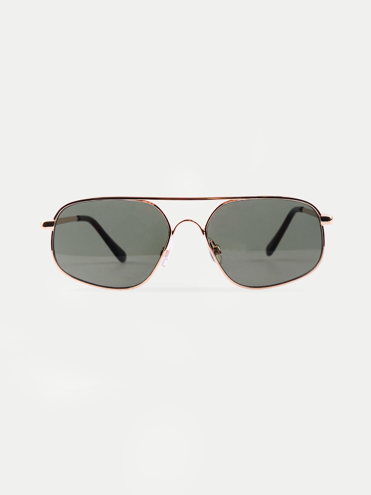 Aviator Retro Square Sunglasses Gold Cosmic