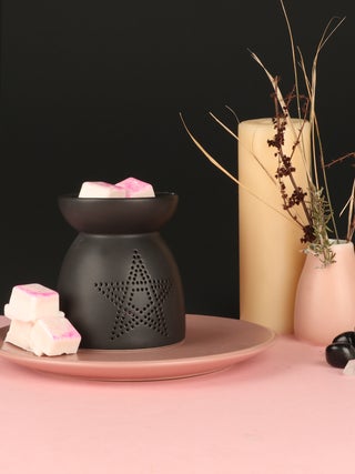 Black Pentagram Oil Burner