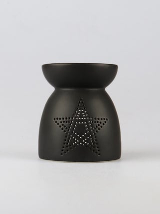 Black Pentagram Oil Burner