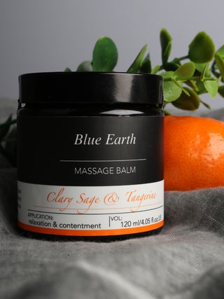 Blue Earth Clary Sage & Tangerine Massage Balm