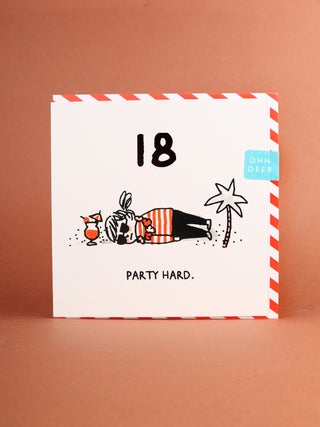 Card - 18 Party Hard