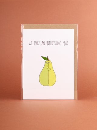 Card - Interesting Pear