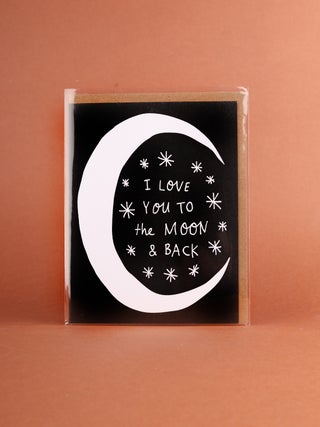 Card - Moon and Back
