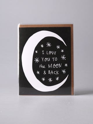 Card - Moon and Back