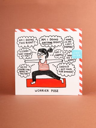 Card - Worrier Pose