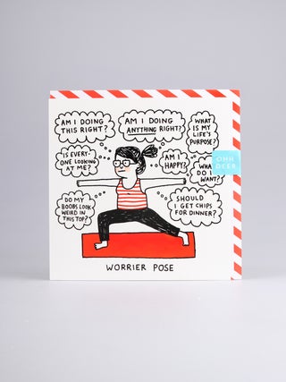 Card - Worrier Pose