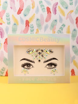 Cosmic Face Jewels Iridescent Cosmic