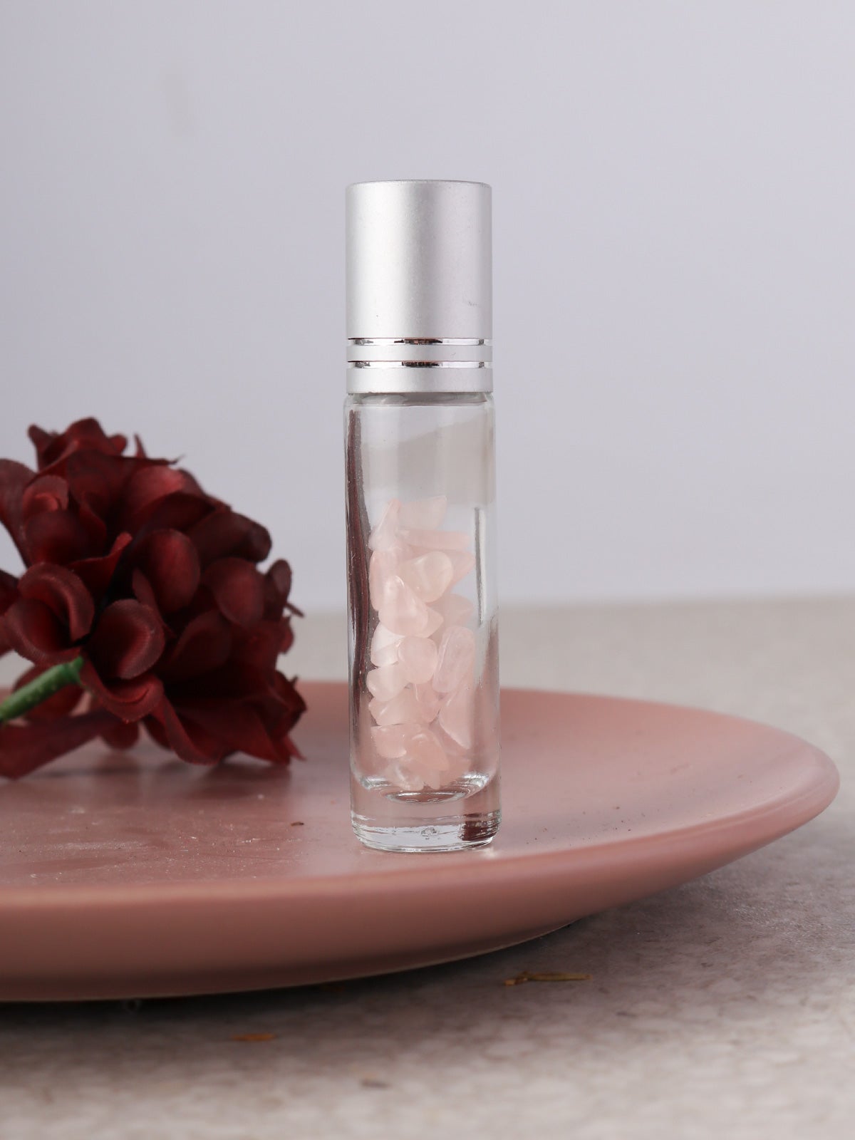 Essential Oil Roller Bottles Rose Quartz Cosmic