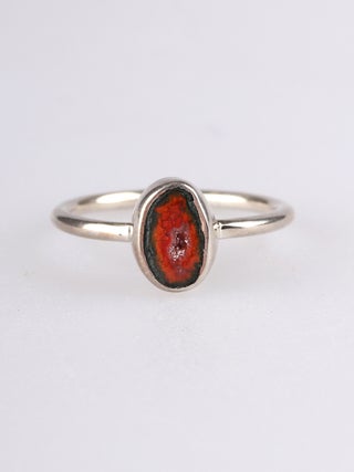 Geode Sterling Silver Ring