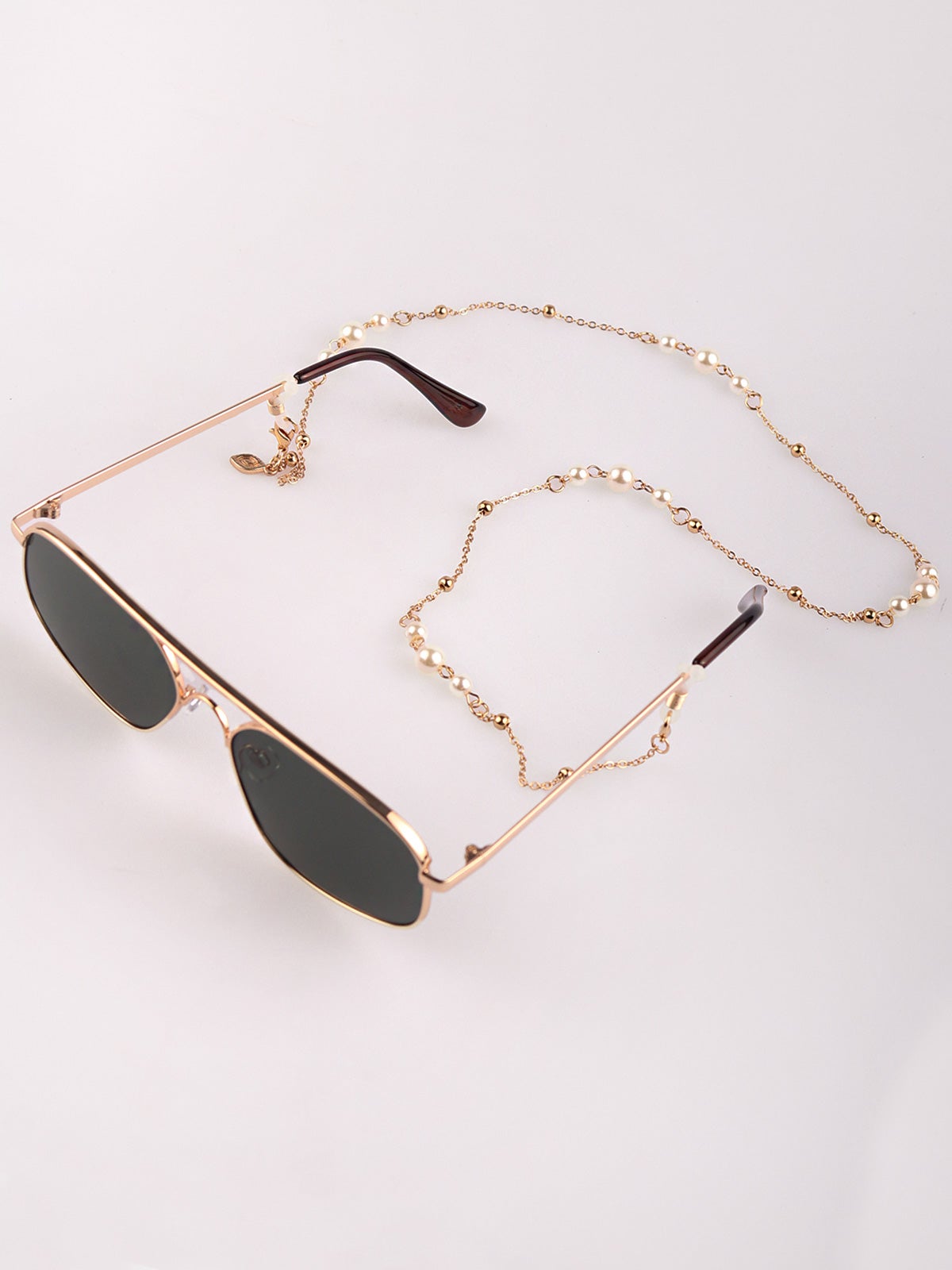 Gold Pearl Glasses Chain Gold Cosmic
