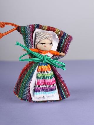 Guatemalan Worry Doll with Bag