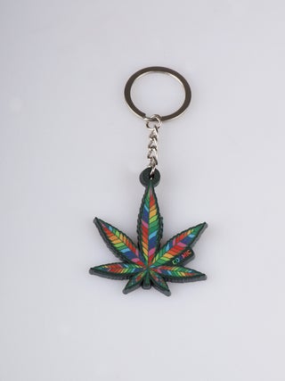 Keyring Rainbow Leaf