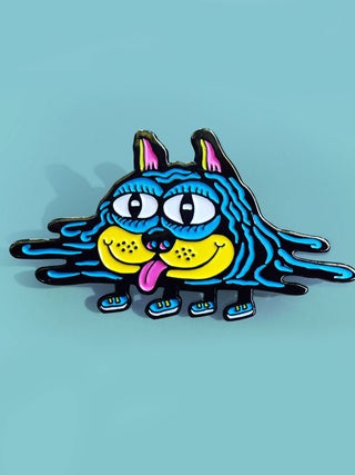 Killer Acid Blob Cat Pin