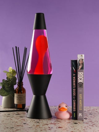 Liquid Lamp Black / Purple / Orange