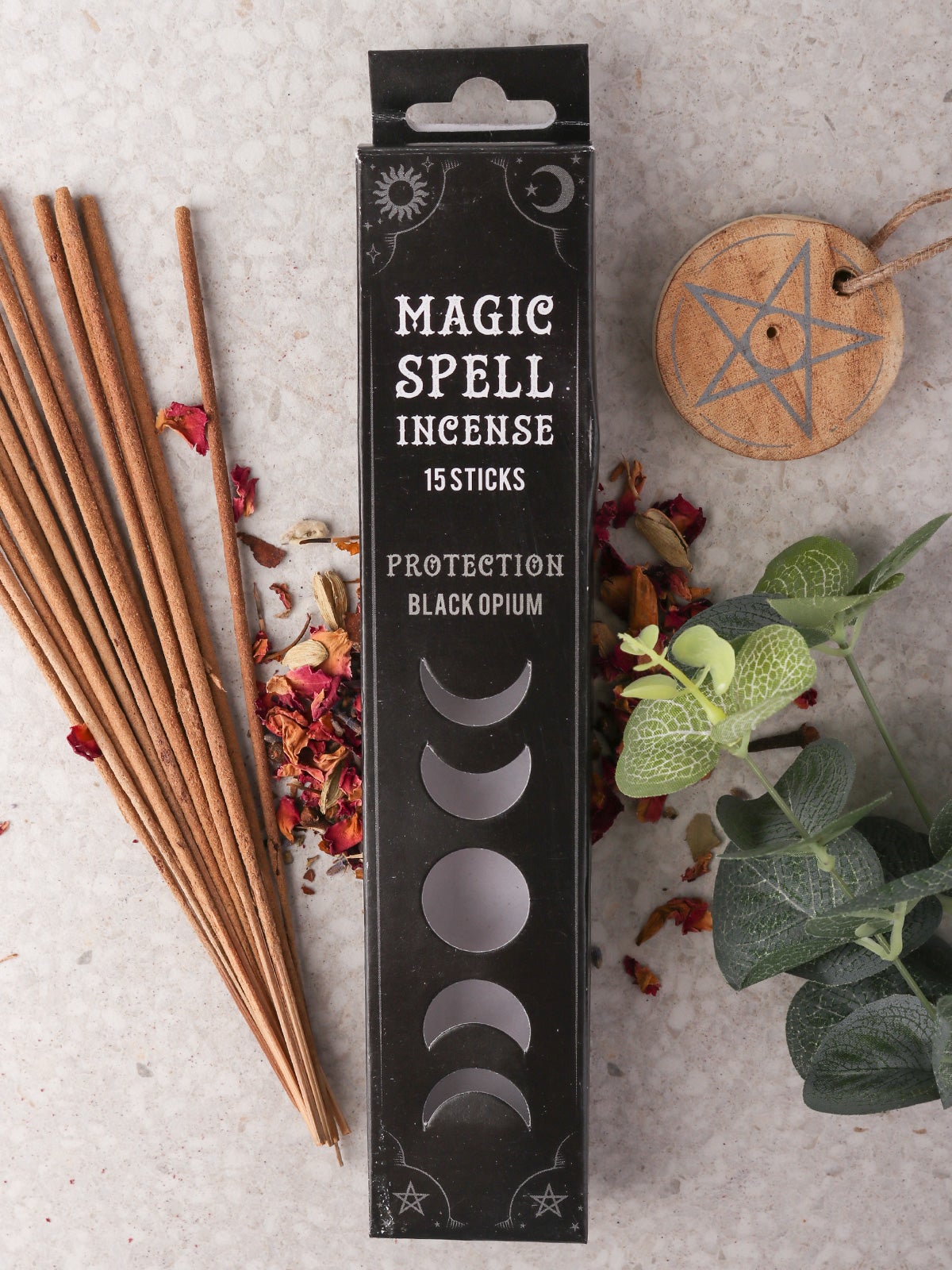 Magic Spell Incense Sticks Black Opium Protection Cosmic