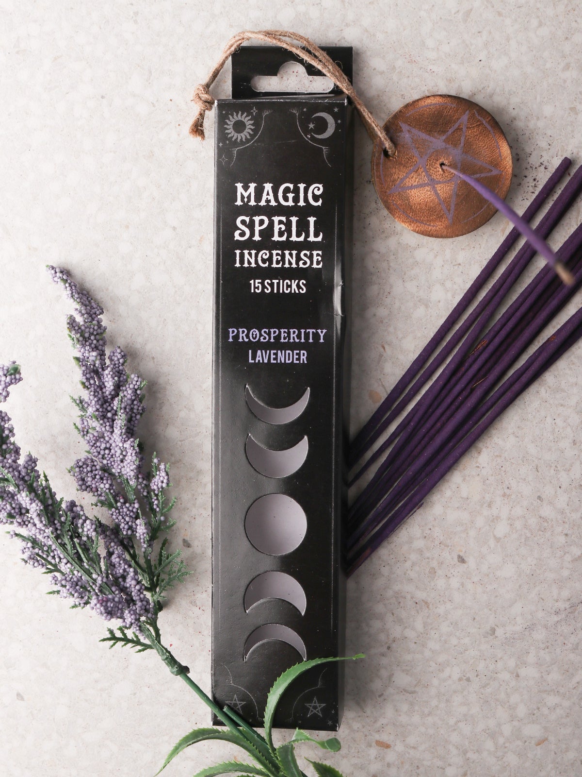 Magic Spell Incense Sticks Lavender Prosperity Cosmic