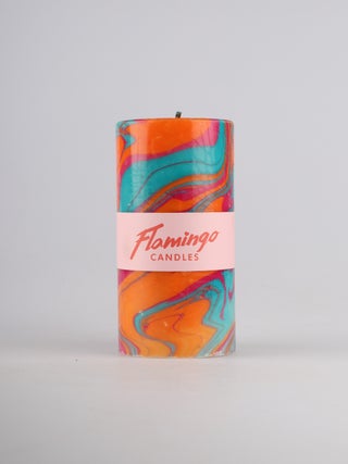 Marble Pillar Candle