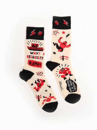 Men's Socks- Pro Wrestling