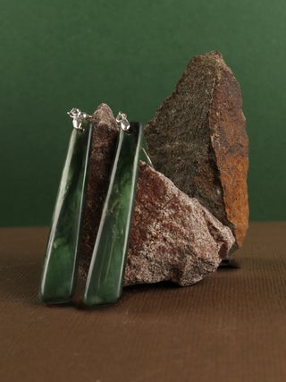 NZ Made Pounamu Earrings