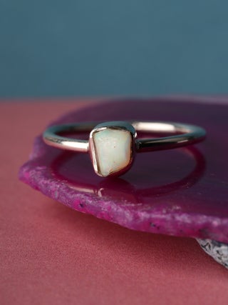 Opal Sterling Silver Ring