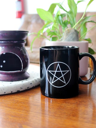 Pentacle Black Mug