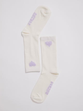 Pink Noise - Hemp Crew Socks