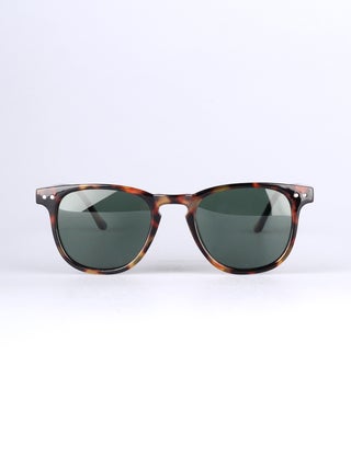 Retro Thin Frame Square Polarised Sunglasses