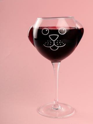 Ruff Day Wine Glass