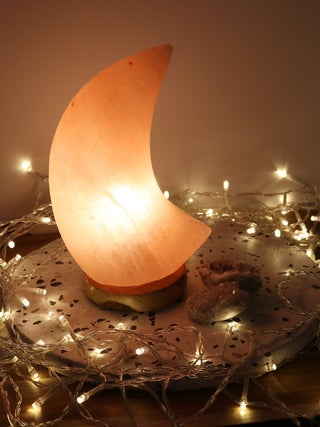 Salt Lamp Half Moon Shape