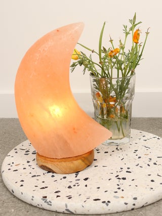 Salt Lamp Half Moon Shape