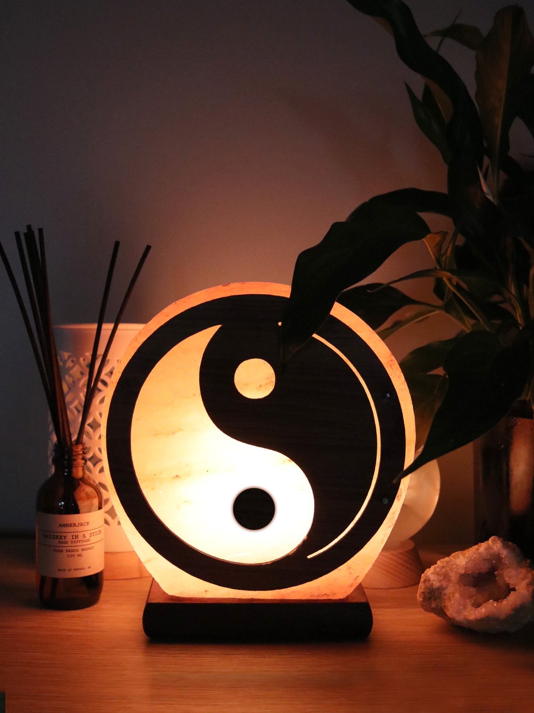 Salt Lamp Sheet Yin & Yang Cosmic