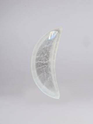 Selenite Crystal Moon Dish