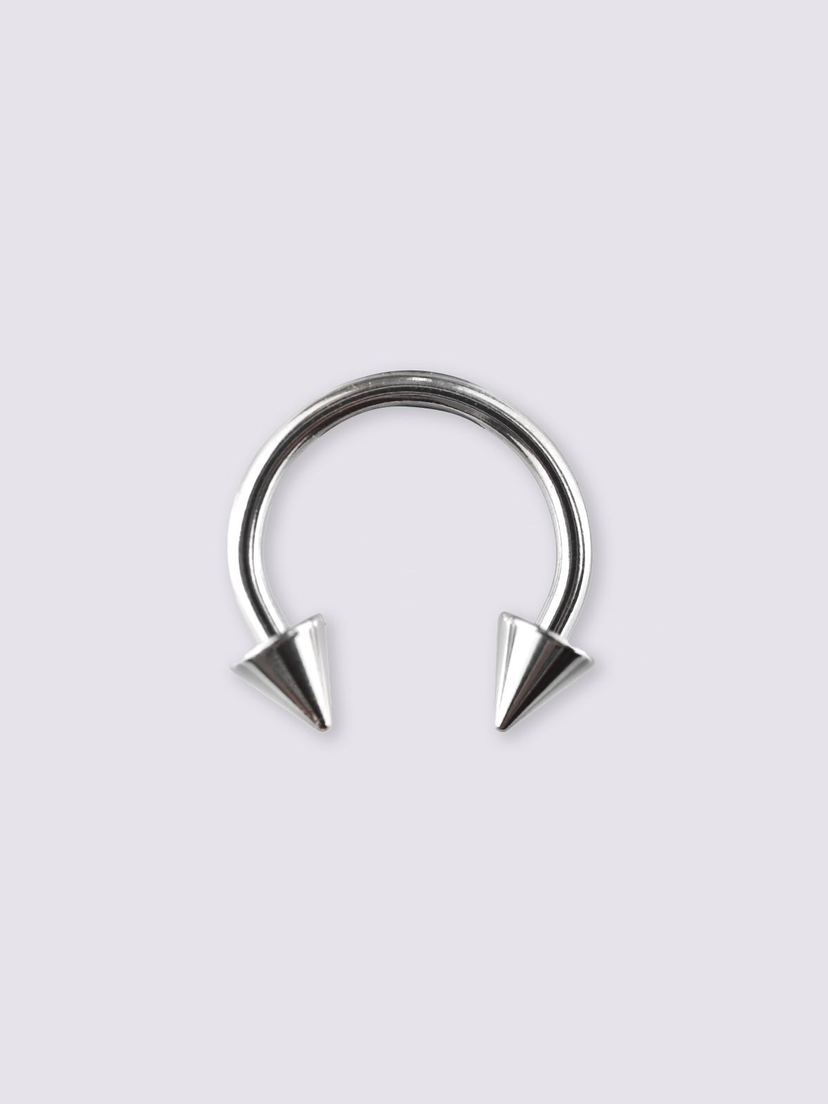 Septum Horseshoe 18g Circular Barbell 18g Spiked Stainless