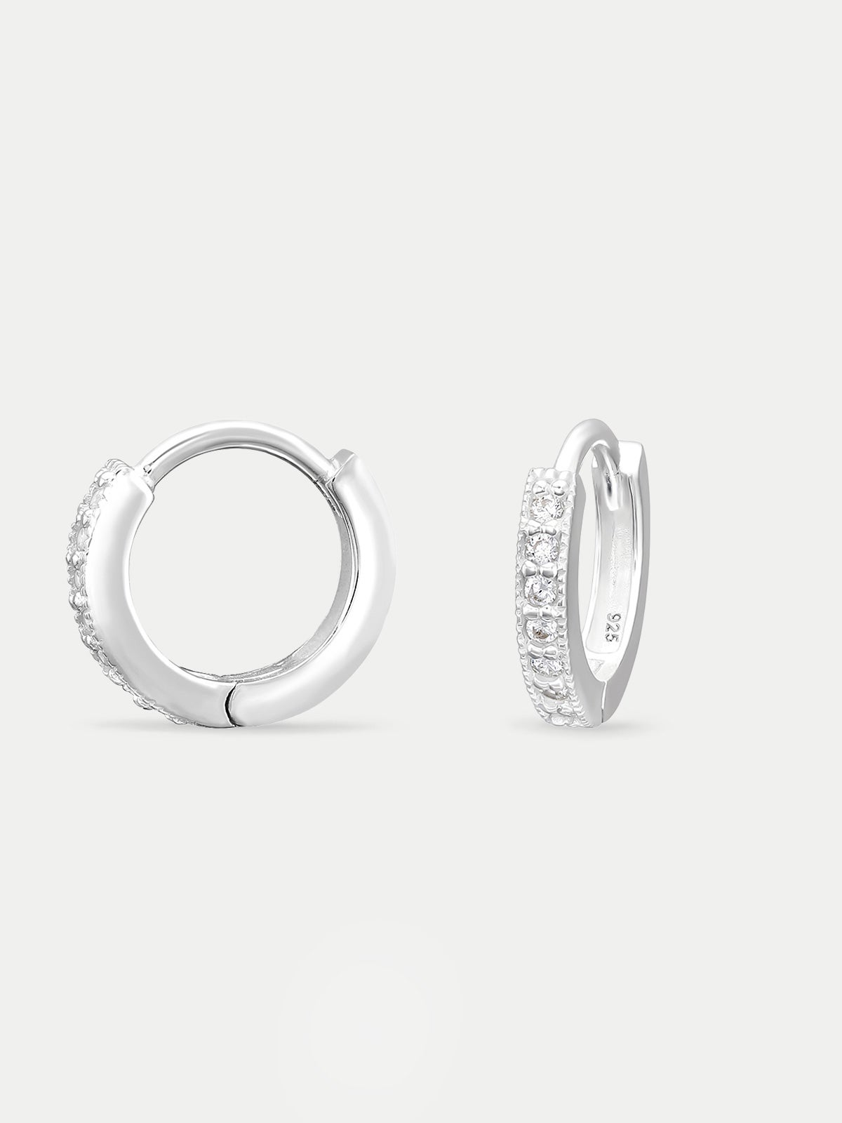 イヤリング TATIANA Silver 925 Crystal Inside Hoop Earrings EC1972 MUSINSA | TATIANA (Silver 925) Crystal Toy Hoop Earrings