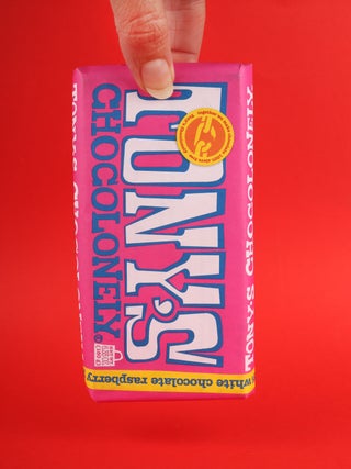 Tony's Chocolonely White Chocolate Raspberry Popping Candy 28% 180g