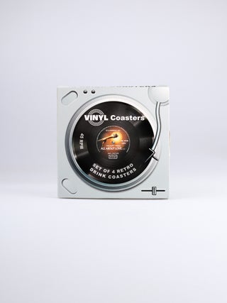 Vinyl Coasters Set of 4