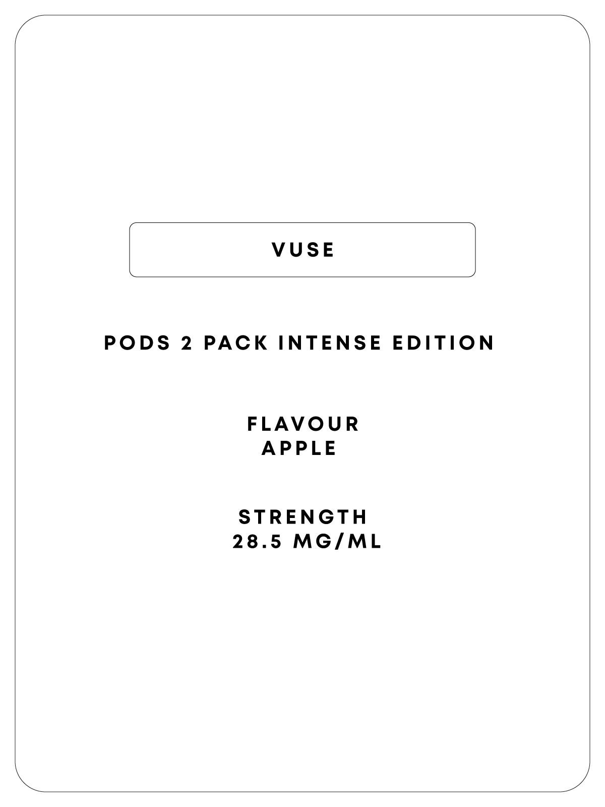 Vuse 2 Pod - Apple - Intense