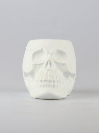 White Skull Oil Burner