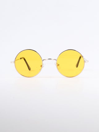 Wireframe Round Lennon Sunglasses