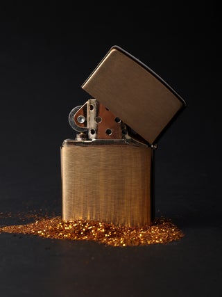 Zippo Brushed Brass