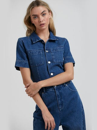 Zuri - Hemp Denim Jumpsuit